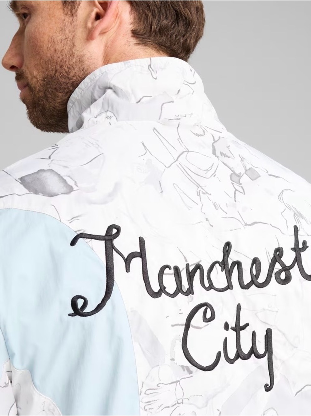 PUMA × KIDSUPER Manchester City Men's Reversible Soccer Windbreaker - Picture 5 of 7